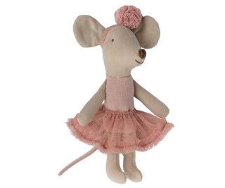 Danseuse Ballerine souris - Petite sœur - Rose