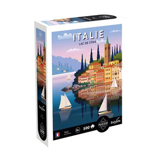 Italie, lac de Côme - Puzzle 500 pièces