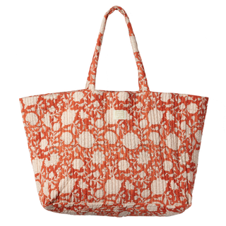 Sac imprimé fleurs indiennes Tupia Terracotta