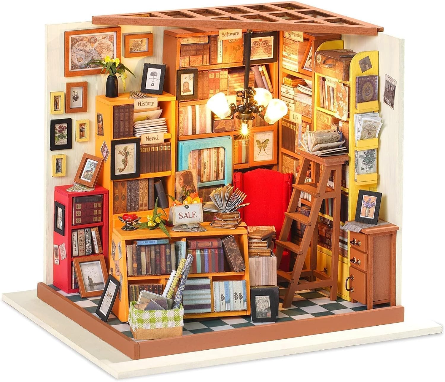 DIY Miniature House - Librairie