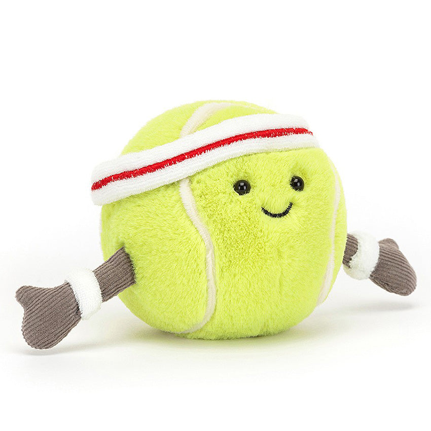 Balle de tennis peluche