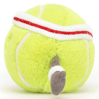 Balle de tennis peluche