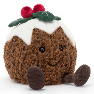 Peluche pudding de Noël