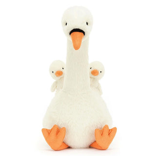 Peluche Cygne avec ses bébés