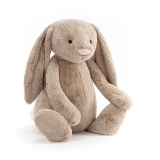 Lapin bashful beige géant