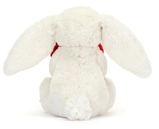 Peluche Lapin Blanc Bashful Coeur Rouge Small