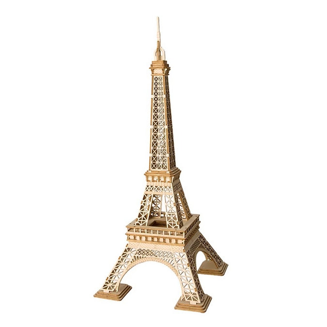 Maquette en bois Tour Eiffel 3D