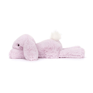 Peluche lapin allongé Lavande