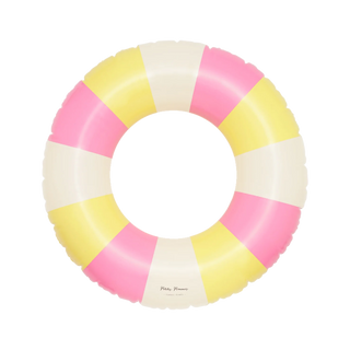 Bouée Sally BUBBLEGUM & PASTEL YELLOW - 90 cm