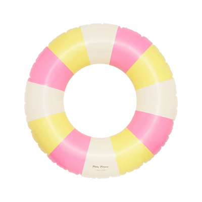 Bouée Sally BUBBLEGUM & PASTEL YELLOW - 90 cm