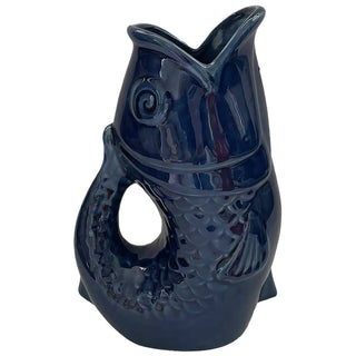 Vase carafe Poisson Bleu - GM