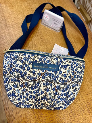 Sac Banane Coton Liberty Bleu marine