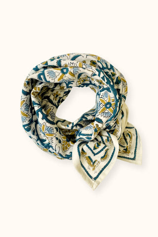 Grand foulard Latika Bird "Sable"