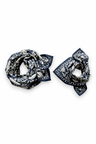 Grand foulard Latika Coeur "Orage"