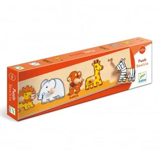 Puzzle en bois Sava'n'Co - Puzzle 5 pièces