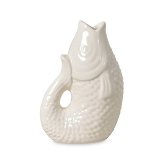 Vase  Poisson  blanc cassé - Petit Modèle