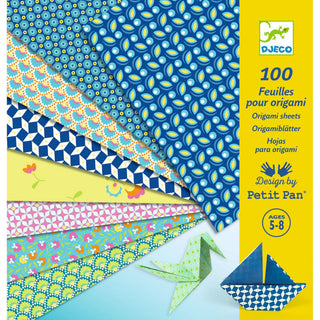 100 Feuilles pour origami "Natsu" Petit Pan