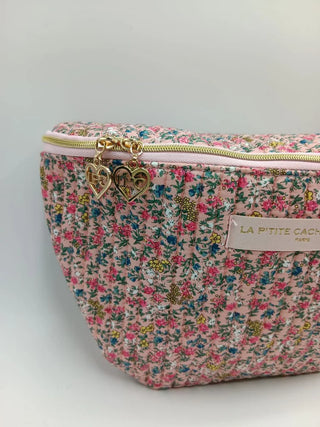 Sac banane coton liberty Rose