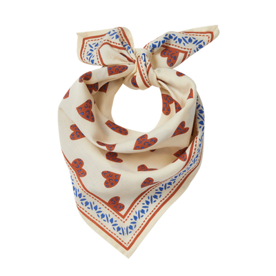 Foulard cœur sauvage