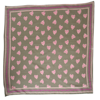 Foulard cœur sauvage cyprès L