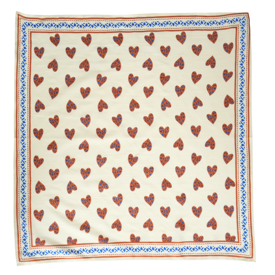 Foulard cœur sauvage