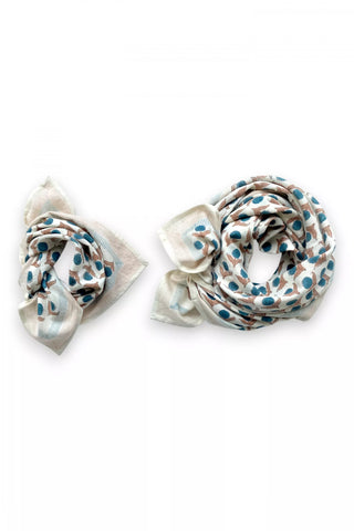 Petit Foulard Manika Lotus "Chamallow"