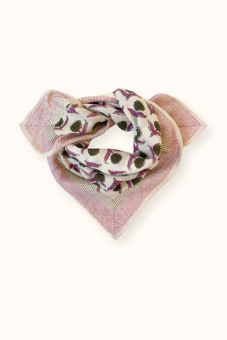 Small Foulard Manika Lotus - Kaki