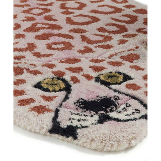 Tapis Léopard Rose - Petit