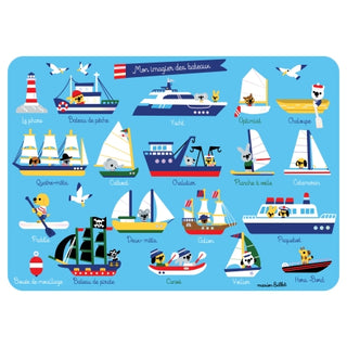 Set de table Bateaux - Cartes d'Art