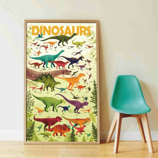 Poster et stickers - Les dinosaures