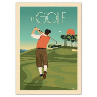 Affiche Le Golf - 30 x 40 cm - Marcel