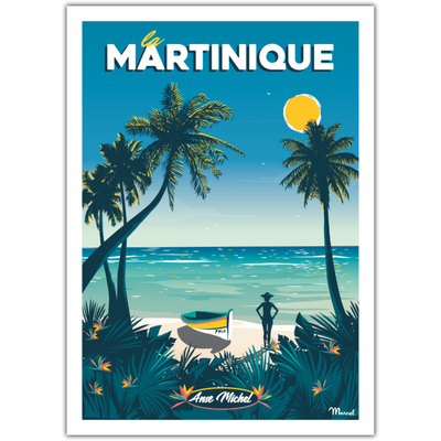 Affiche Martinique - 30 x 40cm - Marcel