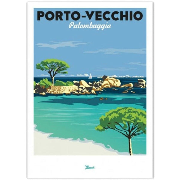 Affiche Porto-Vecchio - 30 x 40 cm - Marcel