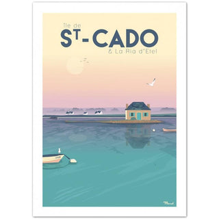 Affiche Saint-Cado - 30 x 40 cm - Marcel