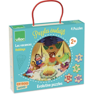 Puzzles évolutifs Les vacances - Vilac