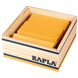 Coffret de 40 planchettes Kapla jaunes