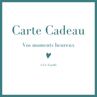 E-Carte cadeau - 1.2.3.Famille