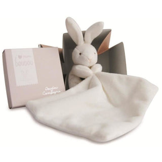 Lapin avec Doudou boîte fleur