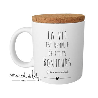 Mug la vie est remplie de petits bonheurs