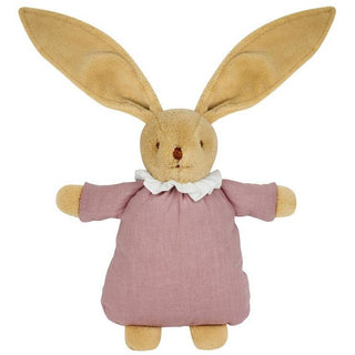 Peluche - Lapin Lin vieux rose 20 cm