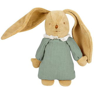 Peluche musicale - Lapin Lin céladon 25 cm