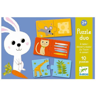 Puzzles duo A table Djeco