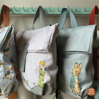 Sac à dos mini-coursier - Pierre Lapin - Bleu - Petit jour