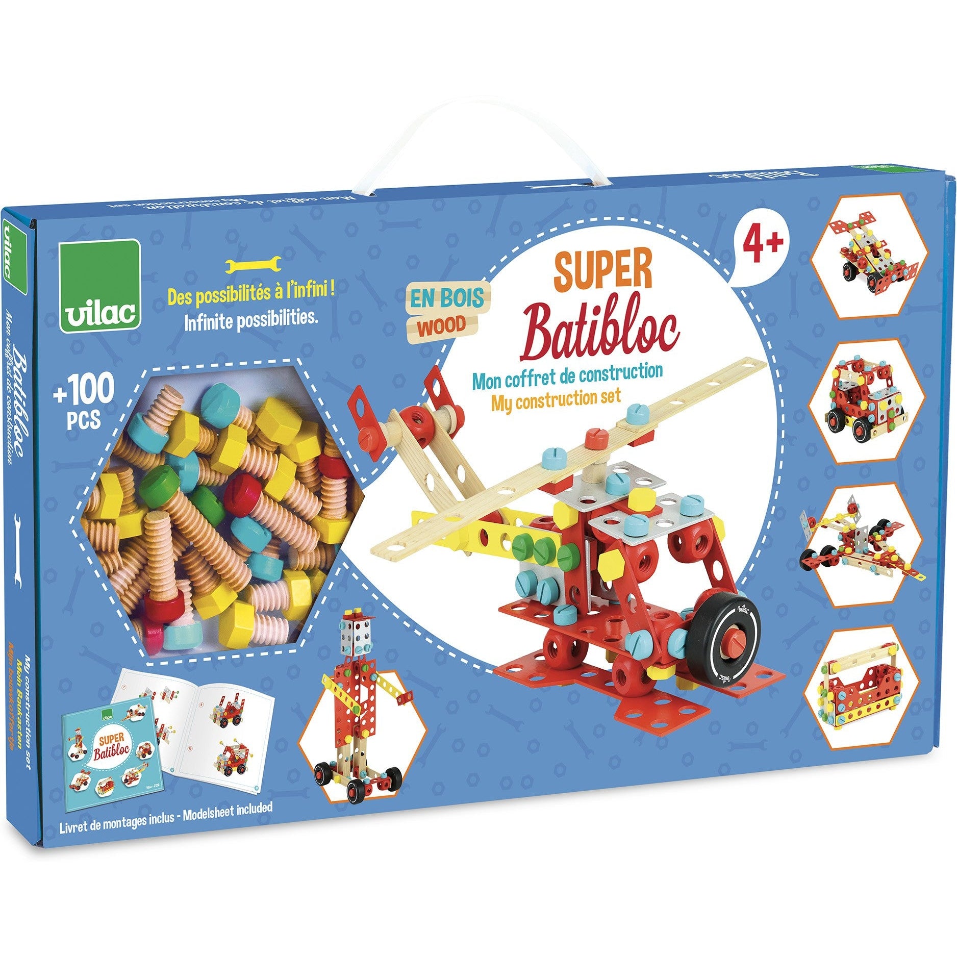 Jeu de construction Kapla coffret Cadeau Livre + 40 planchettes - Un jeux  des jouets
